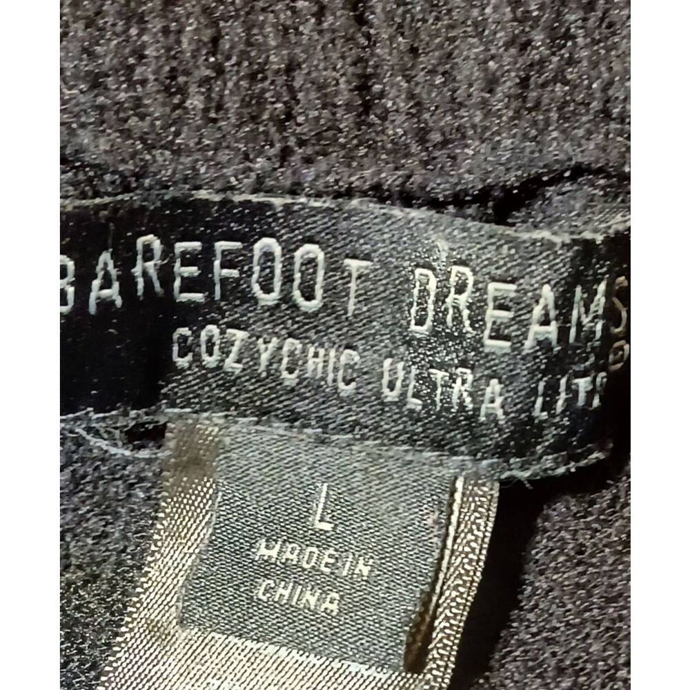 Barefoot dreams womens large. Sweatpants cozy chic black soft cropped - Picture 6 of 8